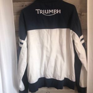 Triumph zipper jackets size Large